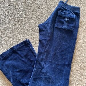 cocoa low rise blue sweatpants